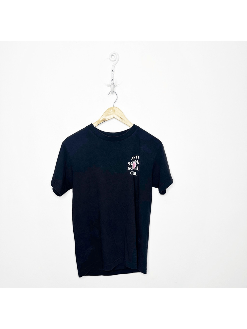 Anti Social Social Club ASSC Broken Vase Black Tee Short Sleeve Mens Small S